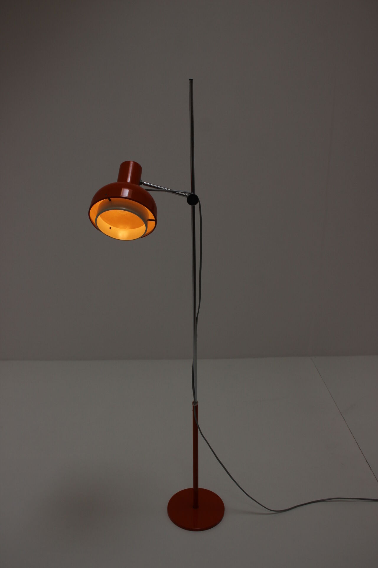 Midcentury Adjustable Floor lamp Napako,Josef Hůrka,1960