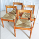 Four chairs Carimate Vico Magistretti Cassina