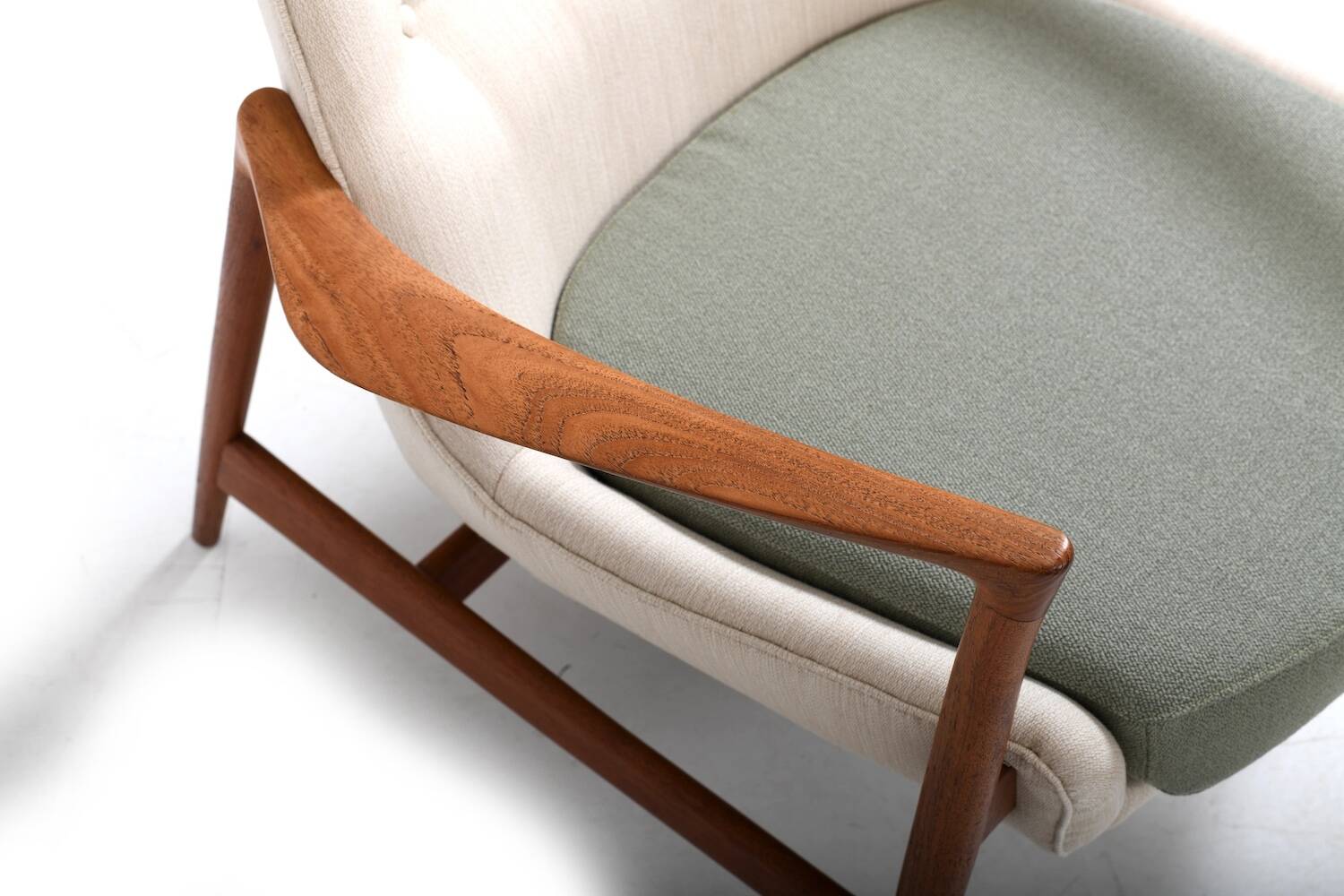 Early Ib Kofod Larsen Easychair Model 4346 / New Upholstered!