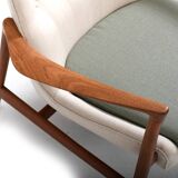 Early Ib Kofod Larsen Easychair Model 4346 / New Upholstered!
