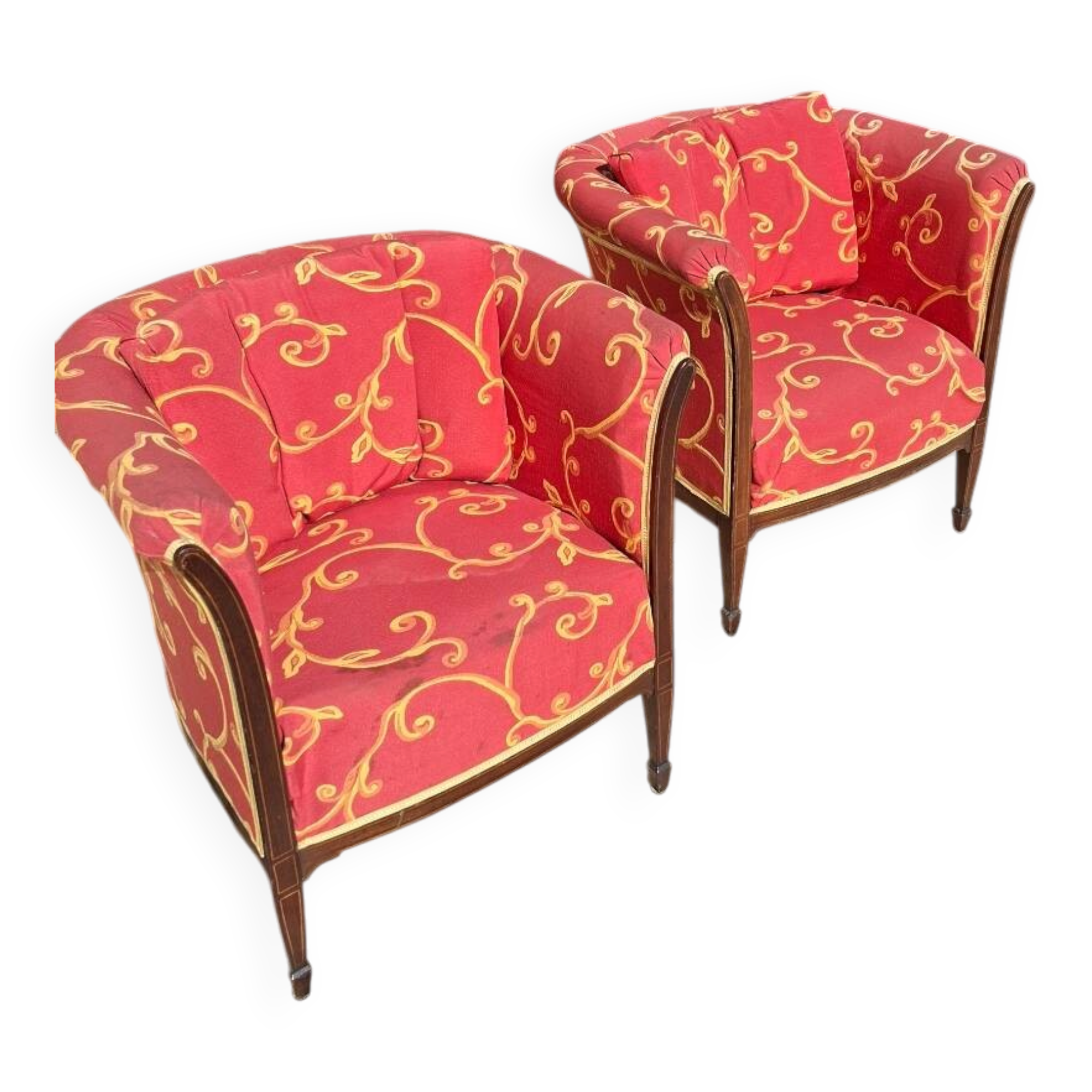 Paire de fauteuils de style Art déco