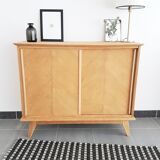 Vintage sideboard sliding doors