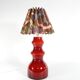 Scandinavian Modern Oxblood Red Table Lamp  by Gert Nyström for Hyllinge