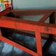 Tabouret industriel vintage en tôle recyclée