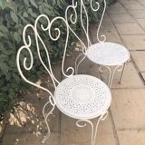 Wrought iron chairs
