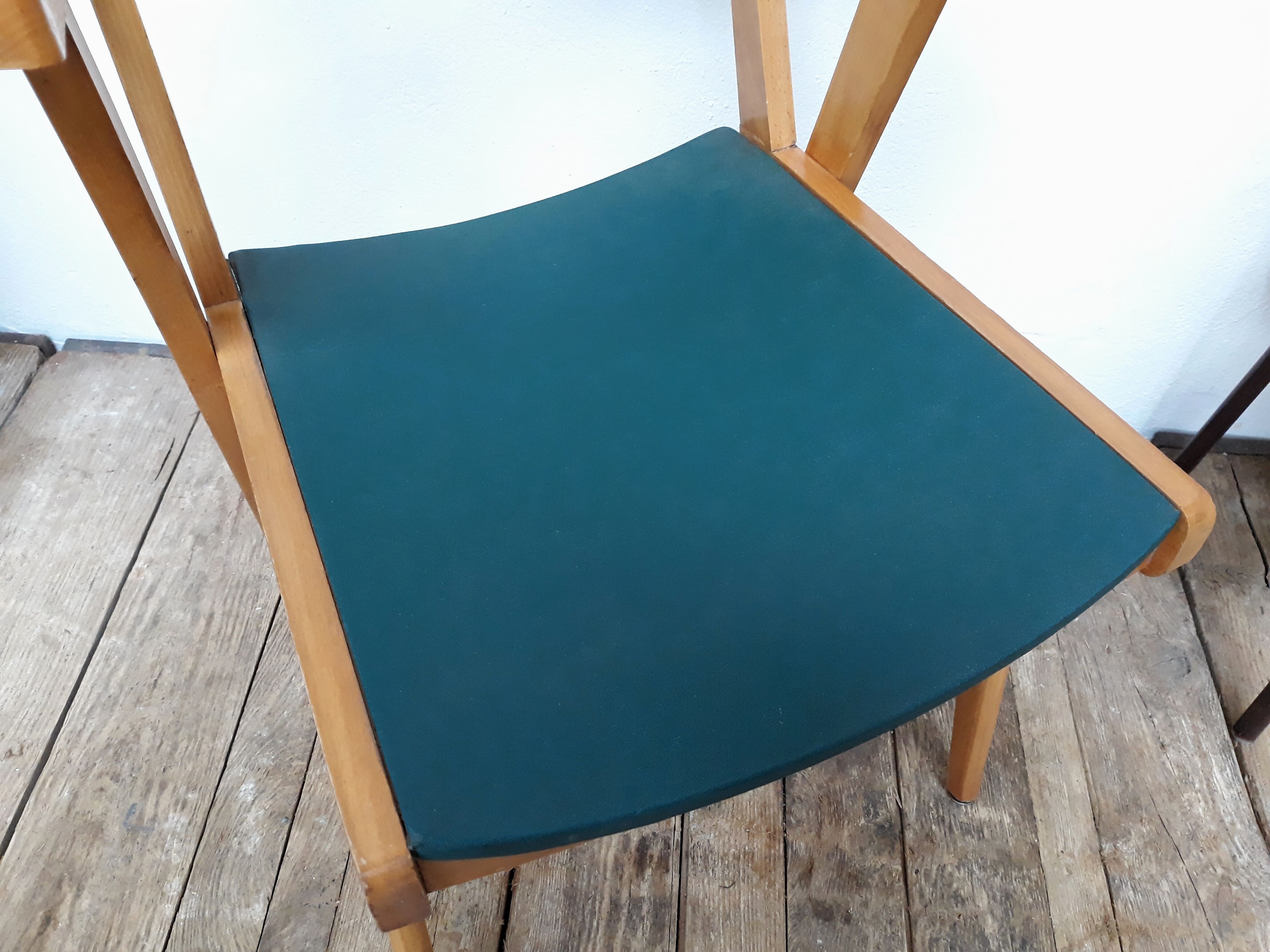 Chair Scandinavian vintage foot compass