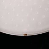 Metal and glass ceiling lamp