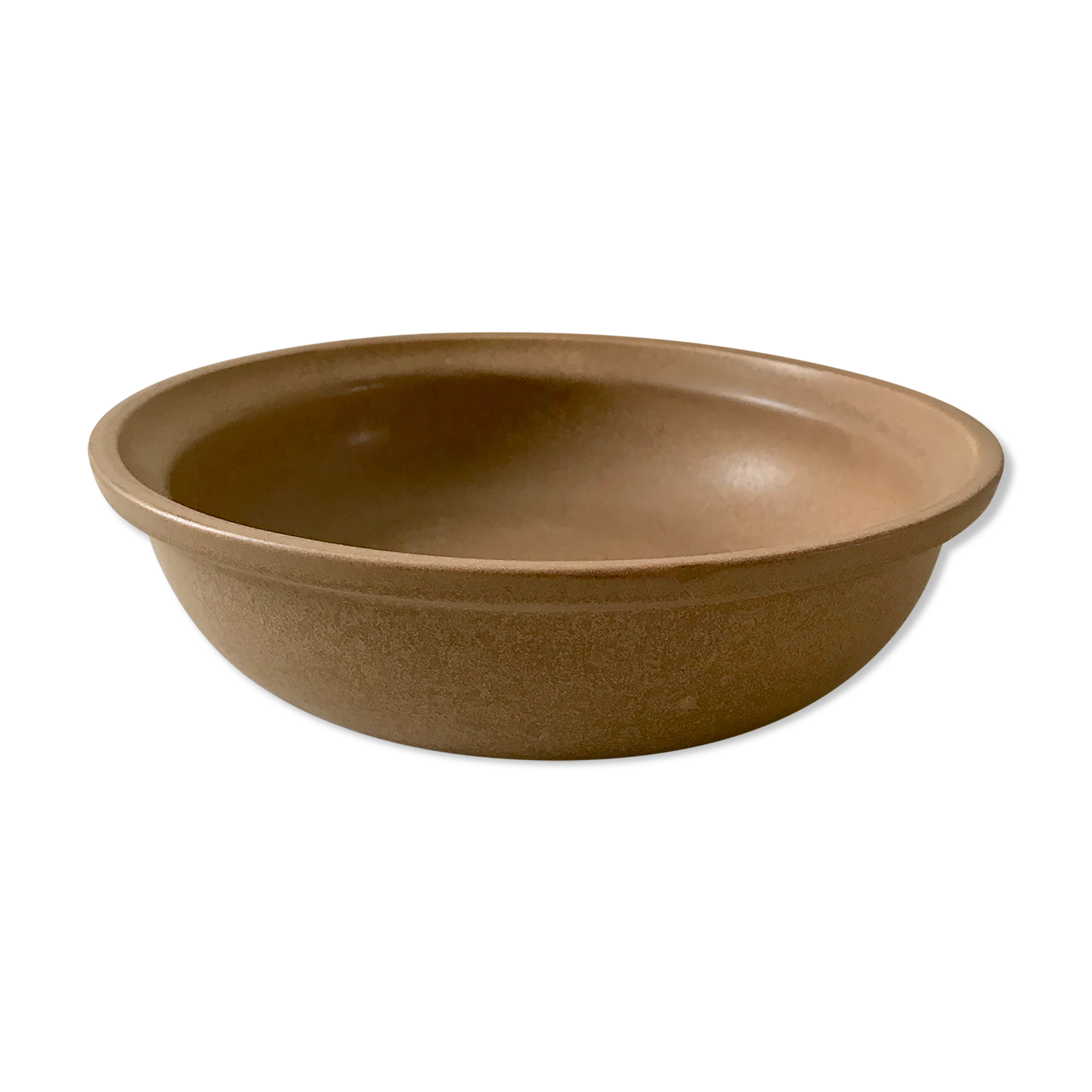 Salad bowl in sandstone / vintage terracotta