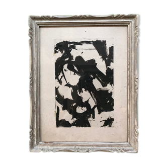 Tableau: abstraction signé gp janvier 87