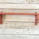 Bubble-gum pink wooden shelf