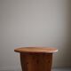 Modern round Danish coffee table in solid pine, Rainer Daumiller style, 1970.