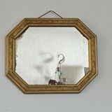 Small octagonal art nouveau mirror