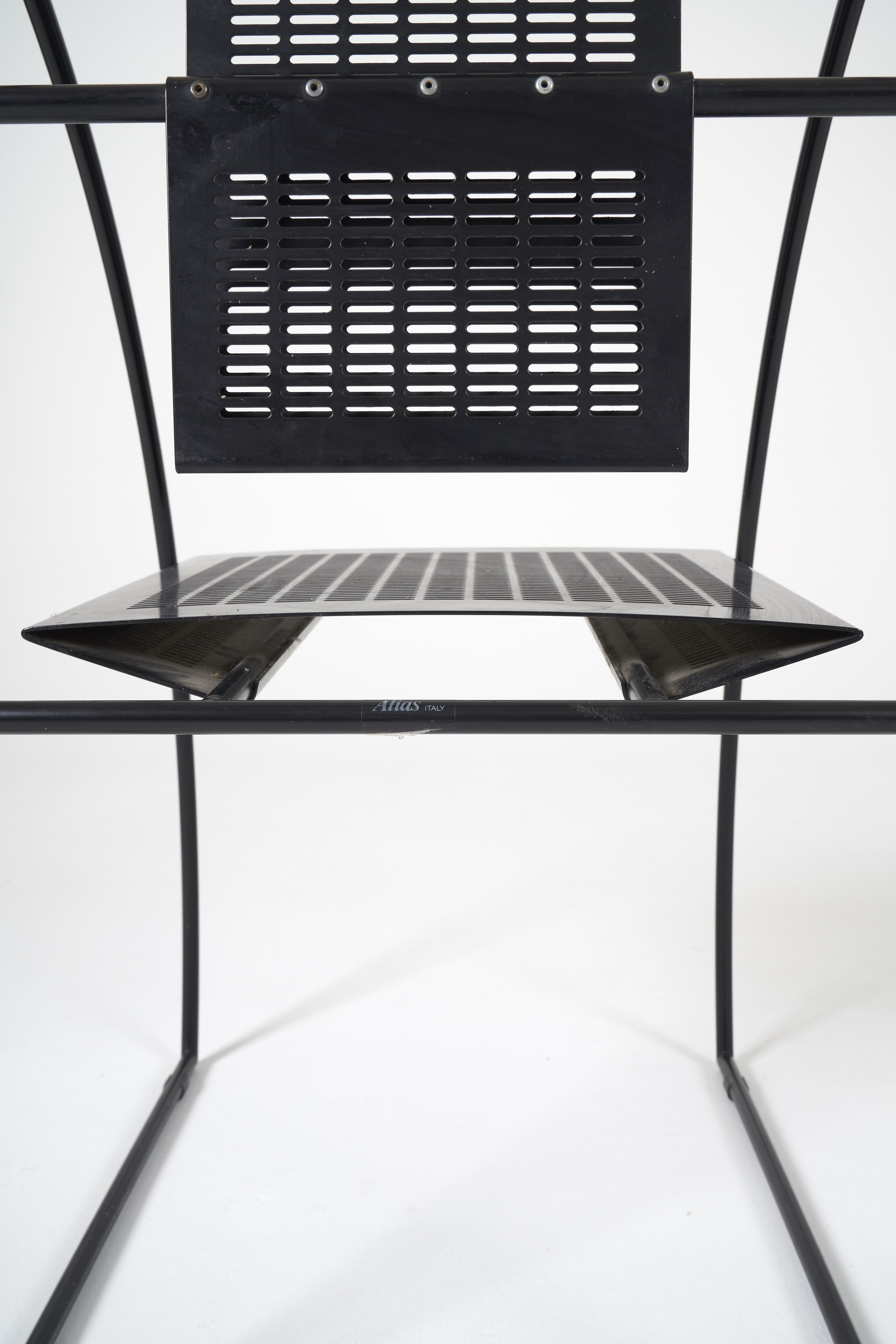 Chair "Quinta" Mario Botta for Alias design 1980s