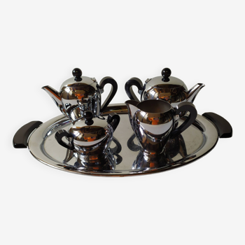 Vintage Coffee and Tea Service by Alessi, 1940s, set of 5