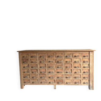 Old multi-drawer workbench furniture