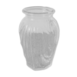 Small draped bulb vase