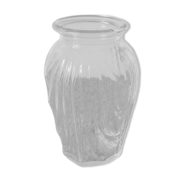 Petit vase à bulbe drapé