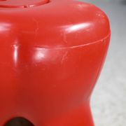 Tabouret "dent". Vintage. Plastique.