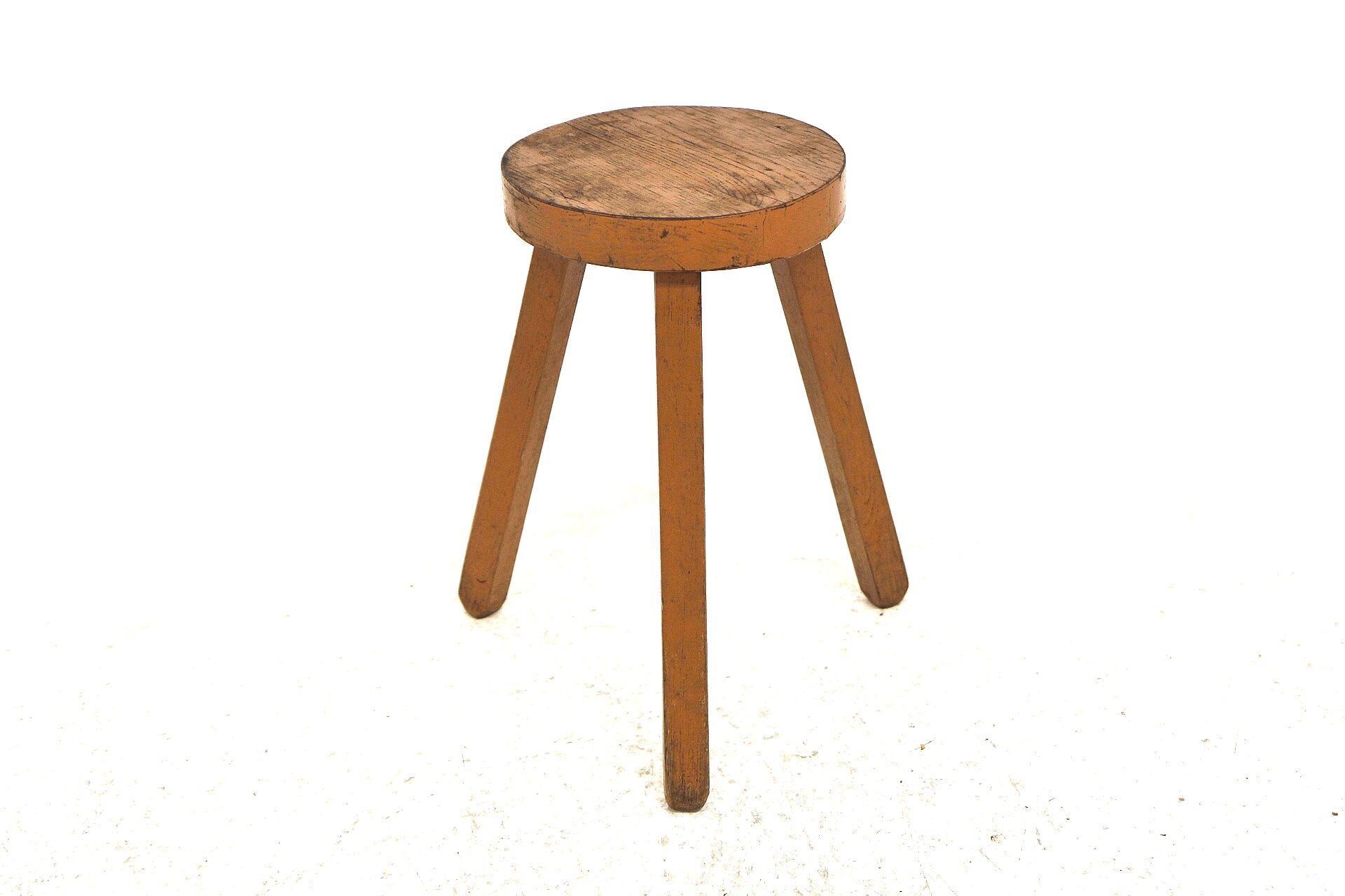 Tabouret tripode en chêne, Suède, 1920