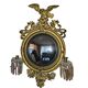 NAPOLEON III Style Witch Mirror With Tassel Candle Holders