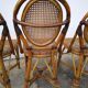 Chaises bistrot rotin