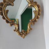 Mirror XIXth gilded wood and mercury ice 61x45cm