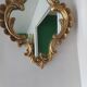 Mirror XIXth gilded wood and mercury ice 61x45cm