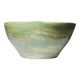 Vintage XX-XIXth century celadon blue-green ceramic artisan bowl wabi-sabi.