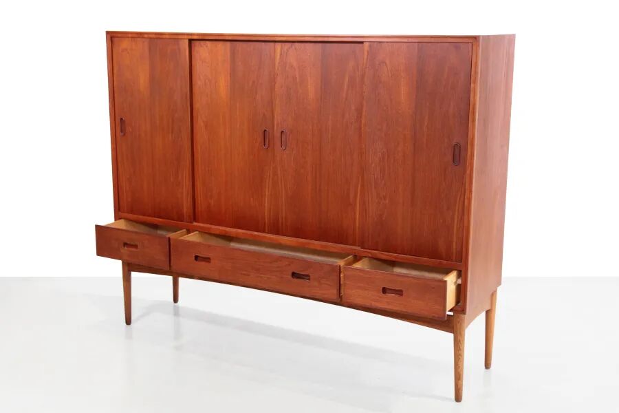 Vintage teak Danish design highboard