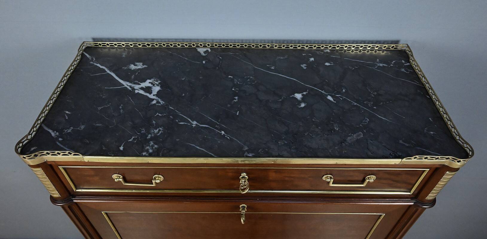 Mahogany secretary, Louis XVI period – late 18th century