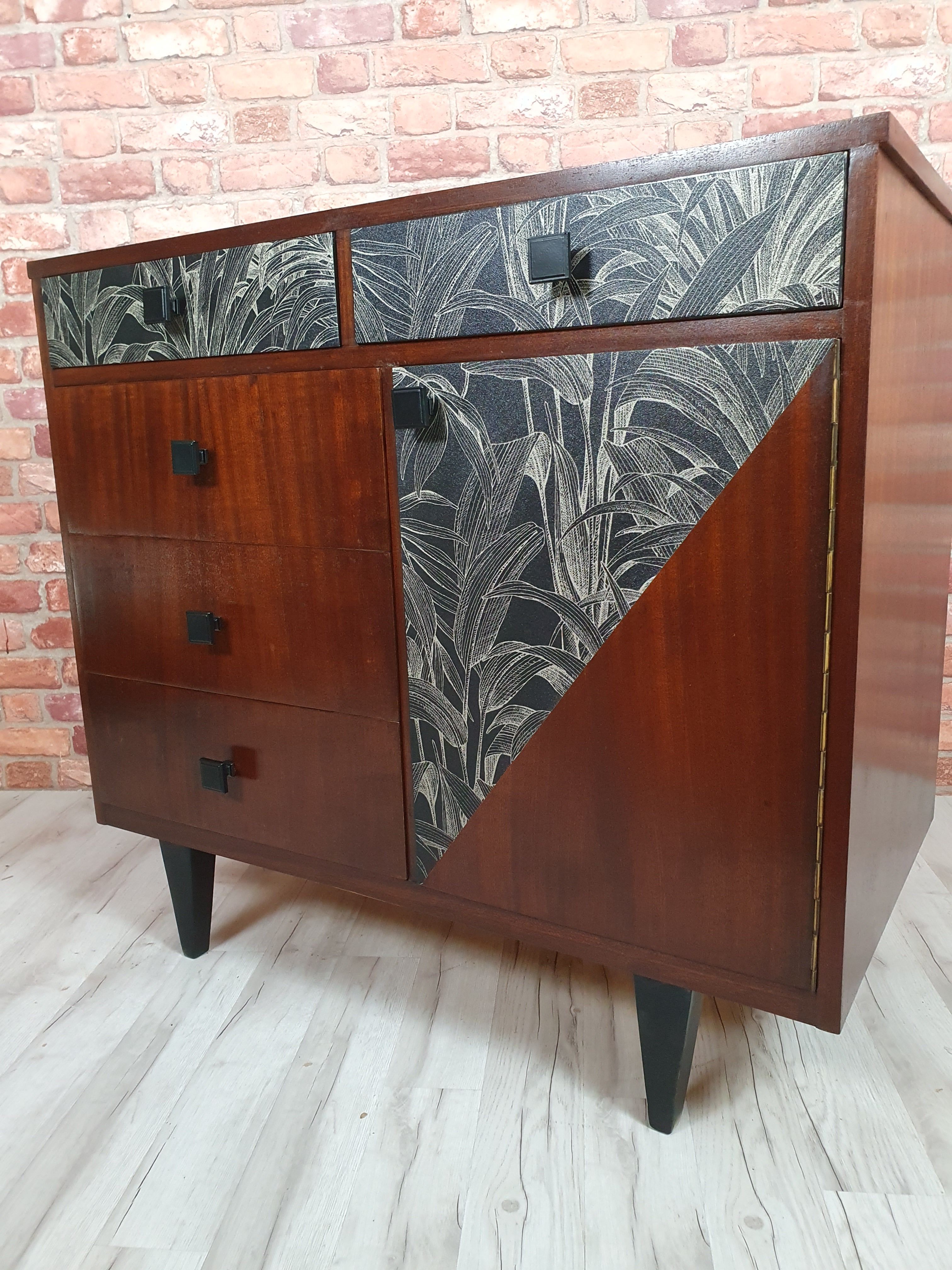 Renovated chest of drawers, Poland, 1970s