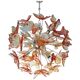 Glass chandelier