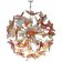 Glass chandelier