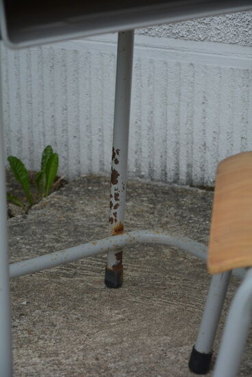 Child's desk and his chair