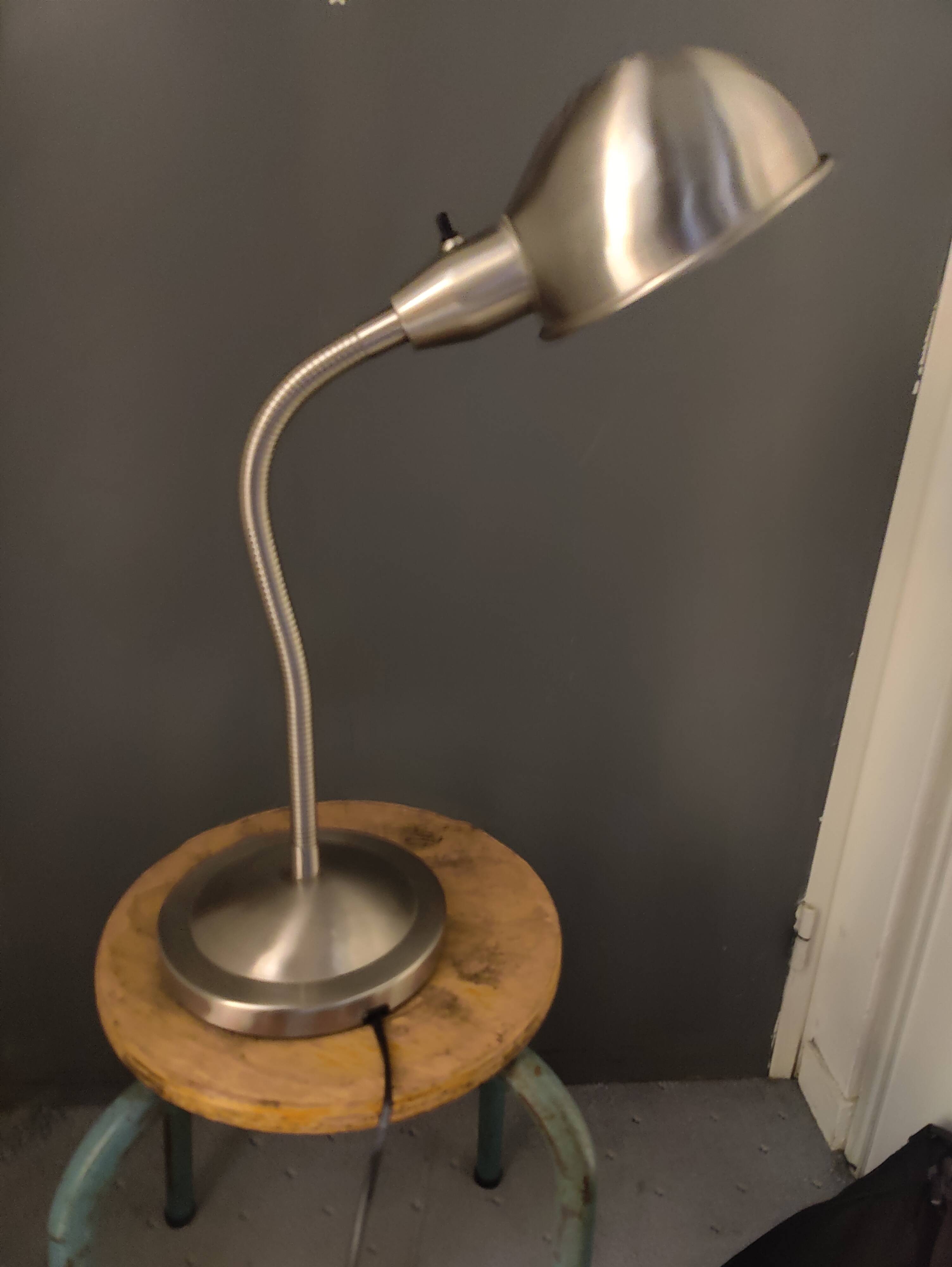 Ikea lamp Format A0103 chrome vintage 1980s