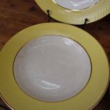 Moulin des Loups ceramic soup plates