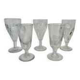 lot of absinthe glasses