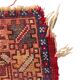 Handmade multicolored antique rug - 238cm x 175cm