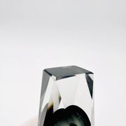 XXL Murano Sommerso Vase Alessandro Mandruzzato 27cm Grey Smoke
