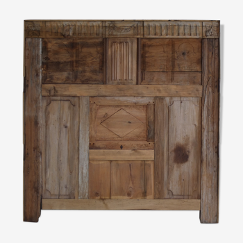 18th century woodwork headboard