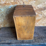 Old Box Vintage Wooden Card Storage #D890