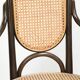 Ensemble de 2 chaises vintage originales design Thonet modèle Long John avec accoudoirs.