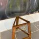 Table bois tripode vintage