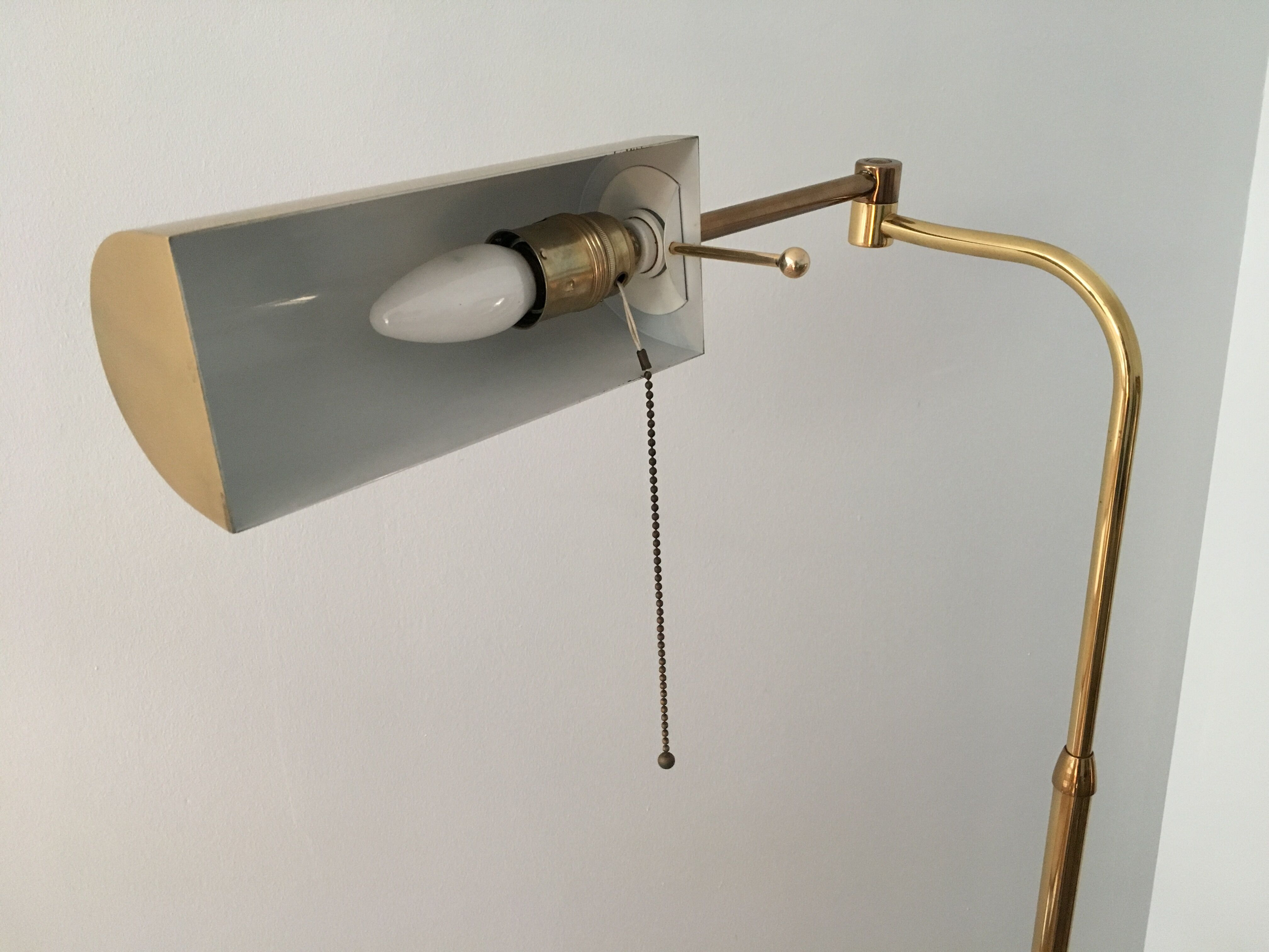 Brass floor lamp from Sölken Leuchten 1970's