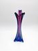 Large Sommerso Vase Murano Violet Blue 34cm