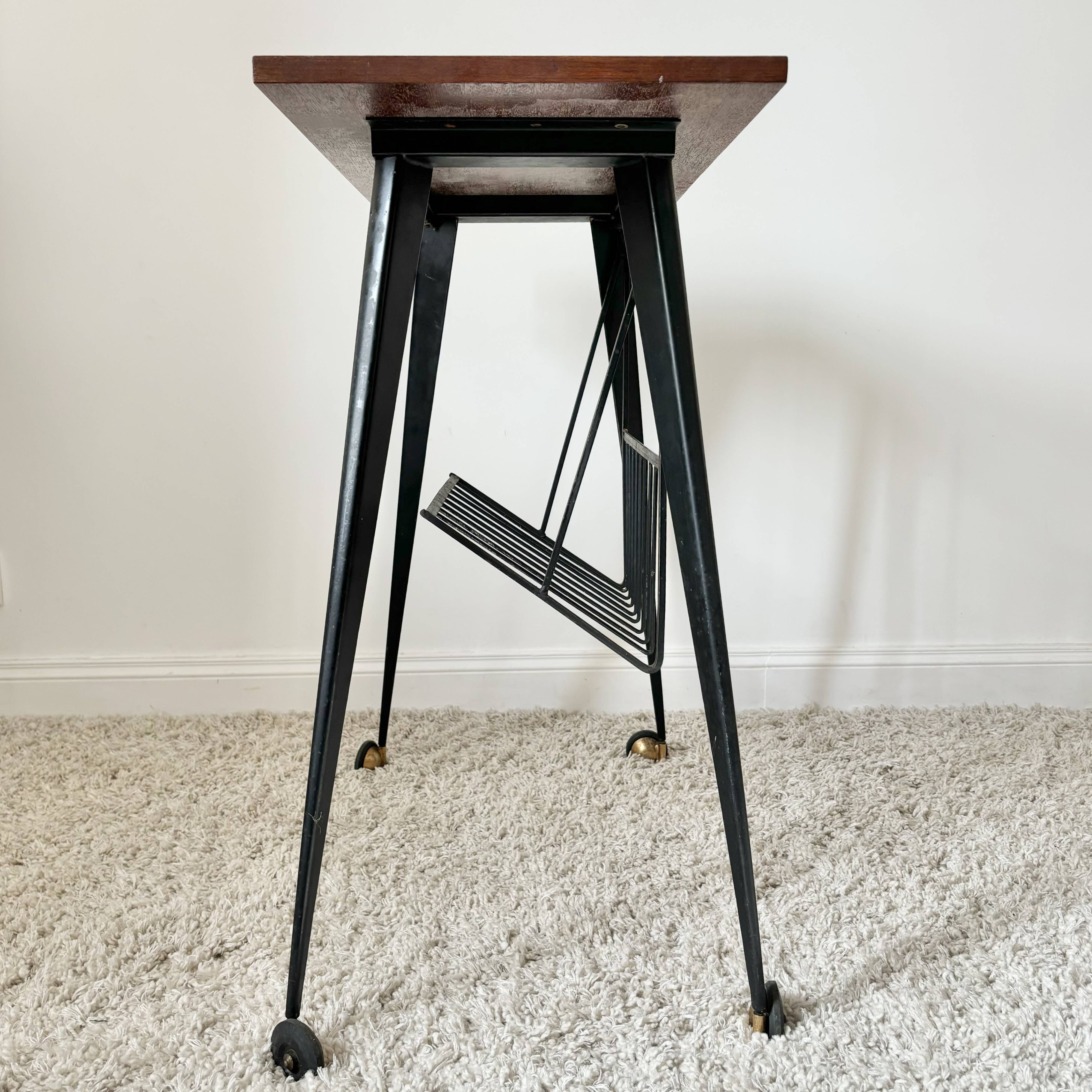 Vintage Console & Rolling Table