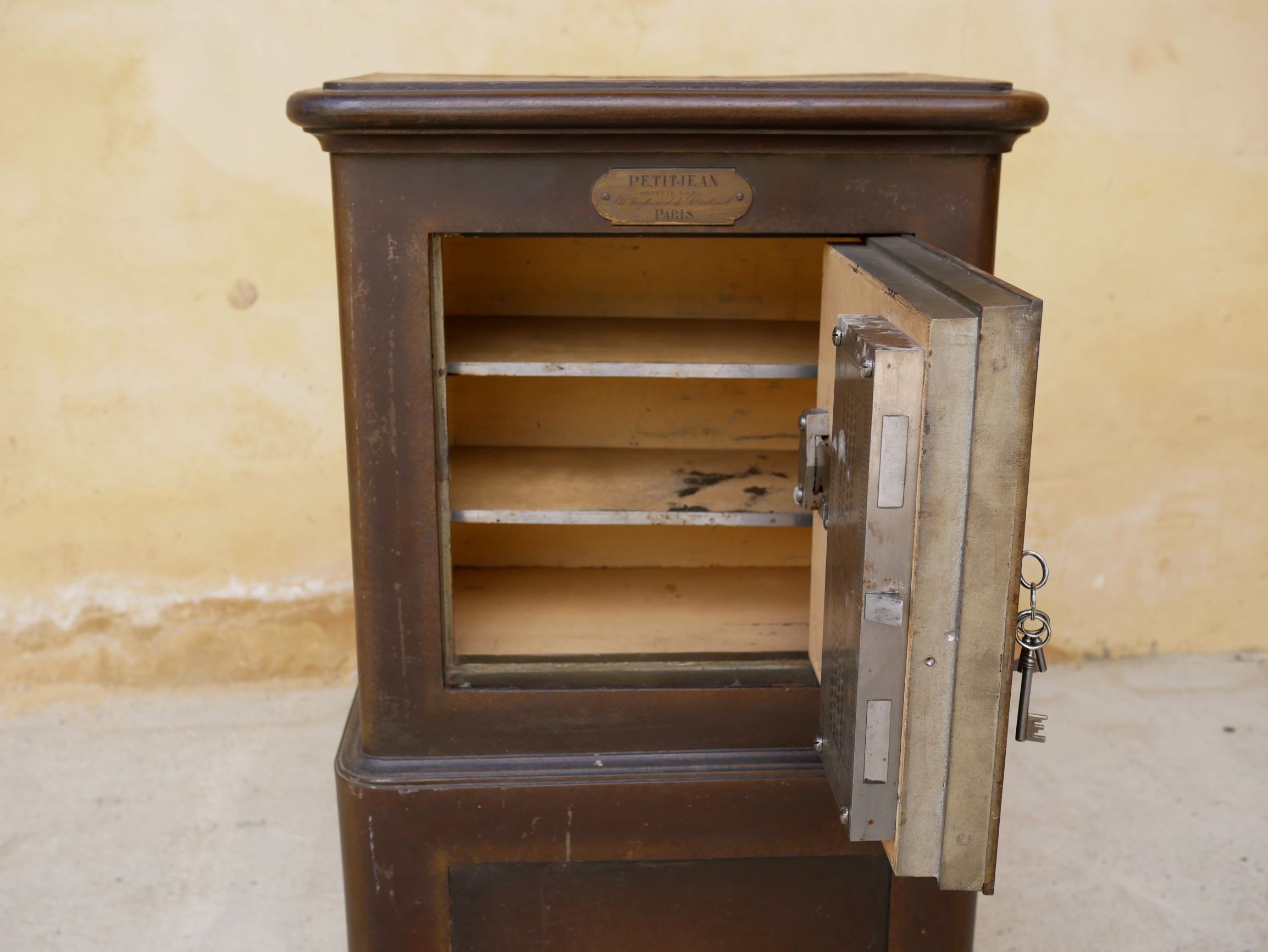 Coffre-fort PetitJean Paris fin XIX