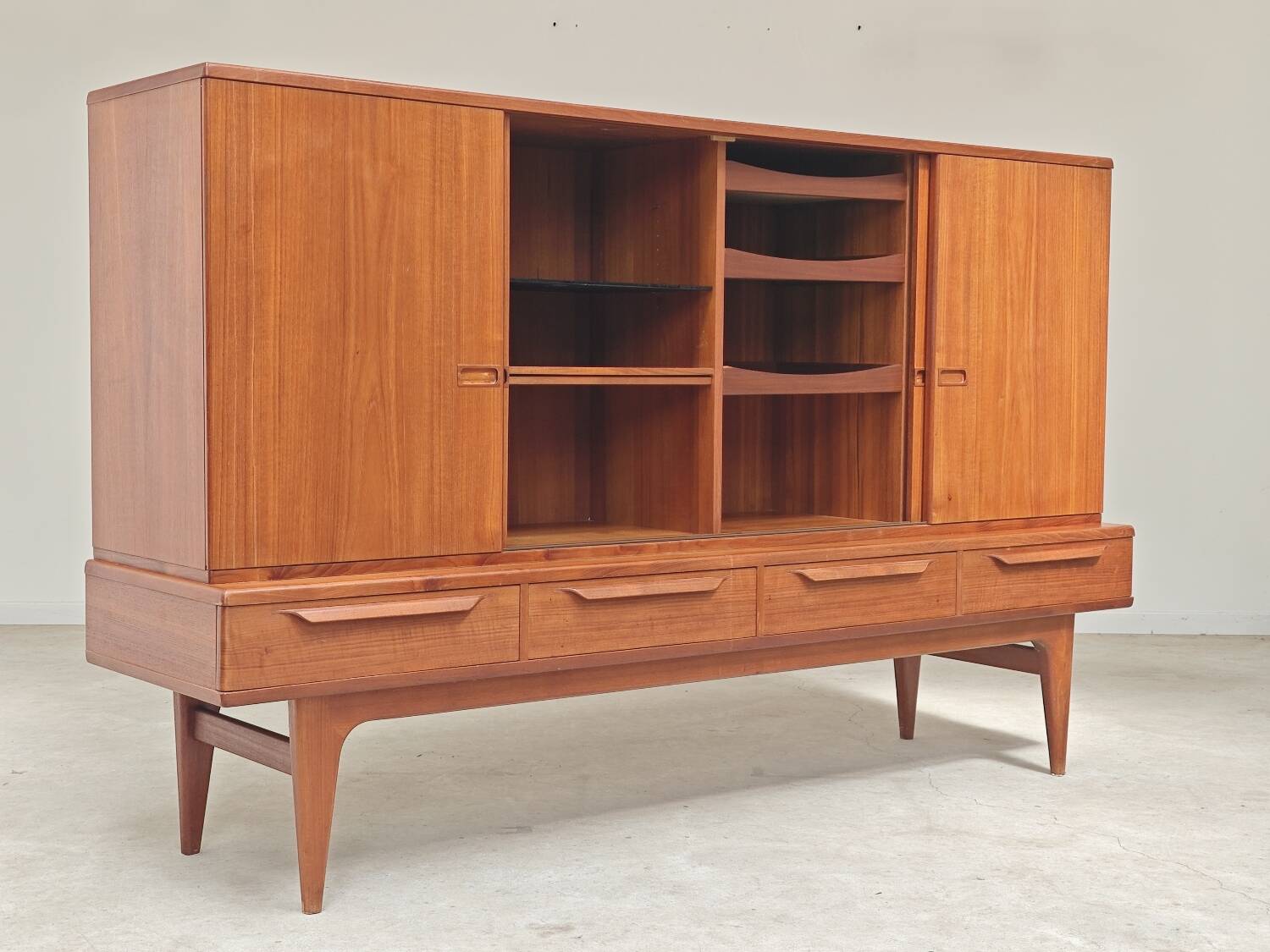 High enfilade by Johannes Andersen by Bordum & Nielsen, Samcom teak