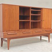 High enfilade by Johannes Andersen by Bordum & Nielsen, Samcom teak