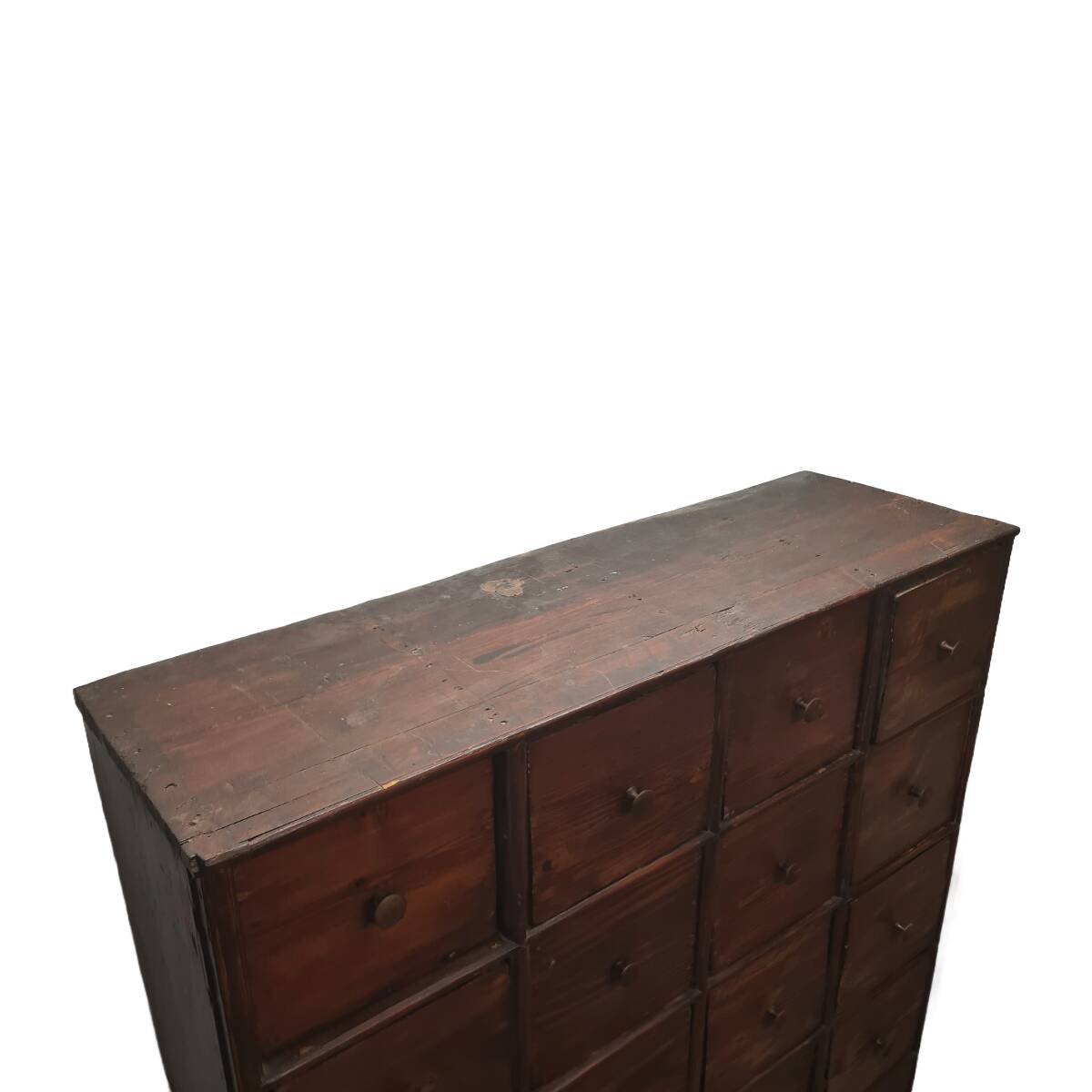 Armoire d'apothicaire hollandaise antique, vers 1900
